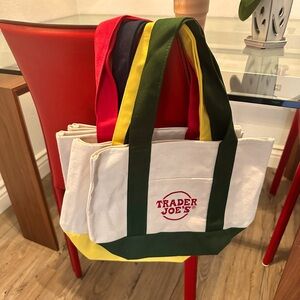 Trader Joe’s Mini Canvas Totes, Set of 4